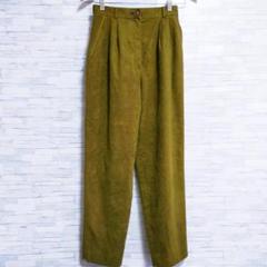 【MARSA】ワイドパンツ 秋 春 ワイド ベロア カジュアル 日本製
