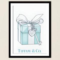 G125 アートポスター インテリア Tiffany ブルー 大人可愛い