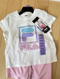 FILA ビッグロゴTシャツ＆ショートパンツ セットセットアップXS(6)サイズ