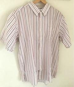 ★新品未使用タグ付き◆Eddie Bauer半袖シャツストライプ