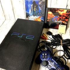 PlayStation 2 本体 クリアブラックセット動作確認済みSONY