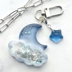 石揺れる月　シェイカーキーホルダー