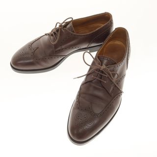 【中古】ココン KOKON 424D ウイングチップ ドレスシューズ チョコ【サイズ10 KNO-1】【メンズ】