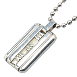 ティファニー アトラス プレート ボールチェーン ネックレス SV925 シルバー レディース TIFFANY&Co. 【1-0190537】