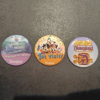 【海外】ディズニーランド　ファーストビジット　缶バッジ