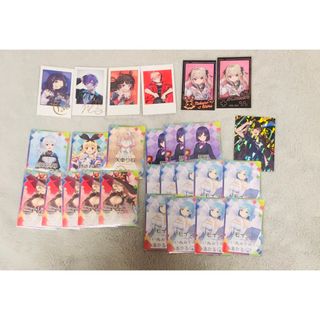 にじさんじ チェキ風カード チップスカード 27枚セット 箔押し チプカ