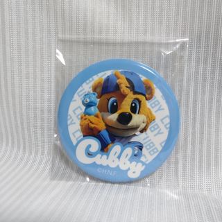 日本ハムファイターズ鎌スタガチャ　缶バッジ　カビー　水色