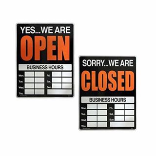 【在庫セール】アメリカン プラスチック サインボード OPEN CLOSED 【